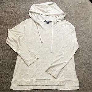 Free Fly Women’s Bamboo Blend Off-White Hoodie Size Small